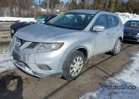2015 Nissan Rogue S from USA, damaged, VIN KNMAT2MV9FP533851